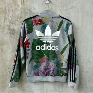 ADIDAS floral tracksuit jacket 🌸